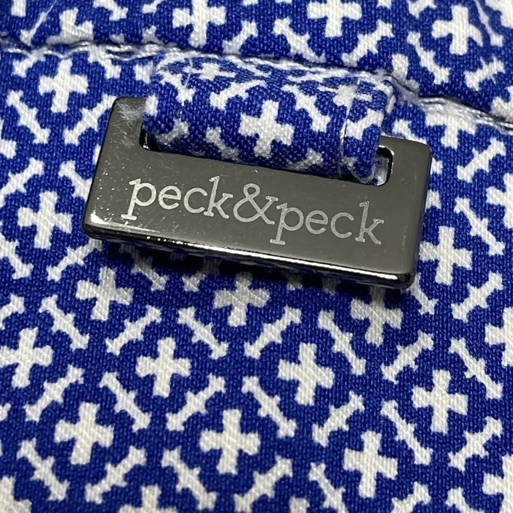 Peck‎ & Peck Women’s Blue Patterned Print Pull On Pants Size 10 - Picture 4 of 6